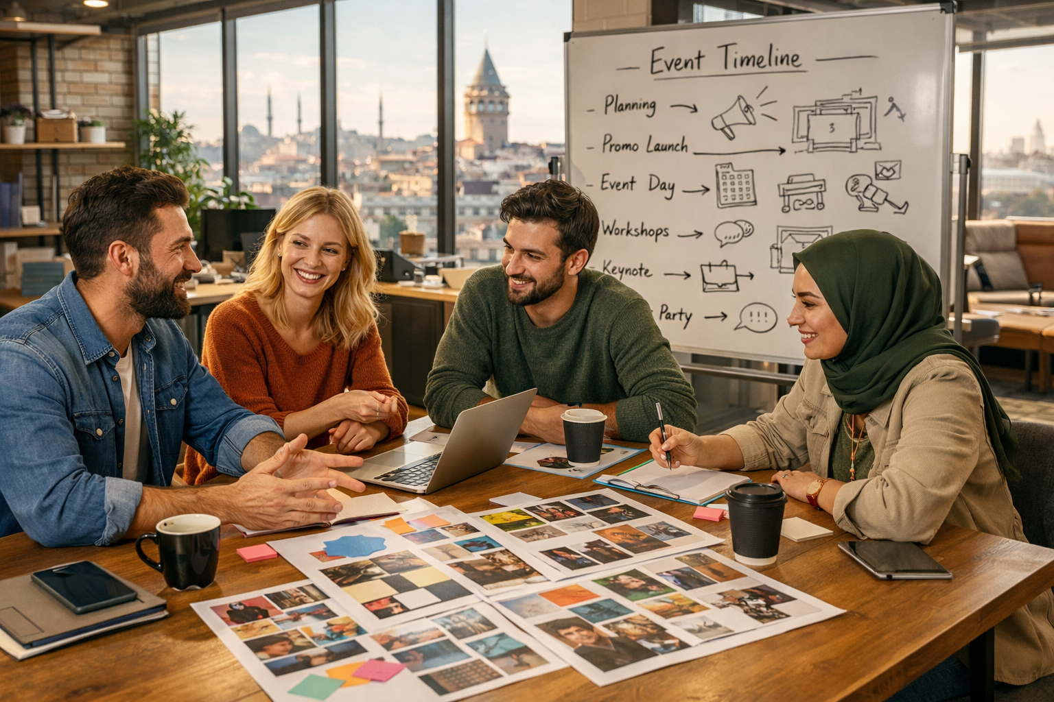 Etkinlik Isigi Studio ekip calisma ortami